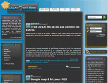Tablet Screenshot of gameosphere.fr